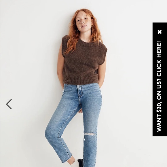 Madewell Sweater Vest - Picture 1 of 5